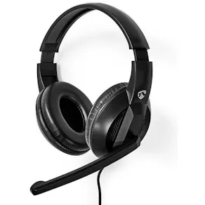 Headset NEDIS CHSTU210BK OverEar USB-A/C