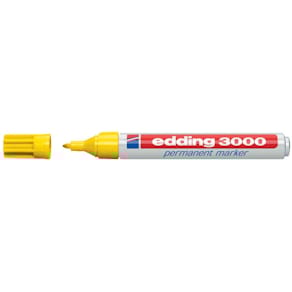Permanentmarker edding 3000, 1,5–3 mm, gelb