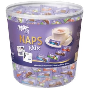 Schokoladen-Minitafeln Milka Naps Mix, 1000 g