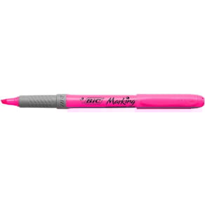 Tekstmarker BIC Highlighter Grip rosa