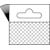Hangtabs, 50 x 50 mm, transparant, blister 10 stuks