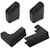 Fuß-Set Hailo BasicLine/StandardLine, 4 Stück, schwarz