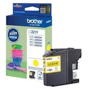 Brother LC221Y - Gul - original - bläckpatron