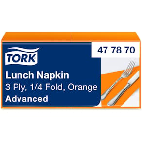Servett TORK Lunch 3-lags orange 150/fp