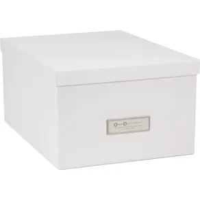 Förvaringsbox Gustav vit