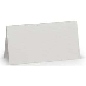 Tischkarte Rössler Paperado, eisgrau, 100 x 100 mm