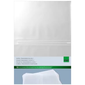 Doppelsteckhüllen Sigel, A5, transparent, 10 Stück