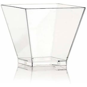 Dessertbæger, Kova kapacitet 60ml,50x50x45mm PS, transparent,