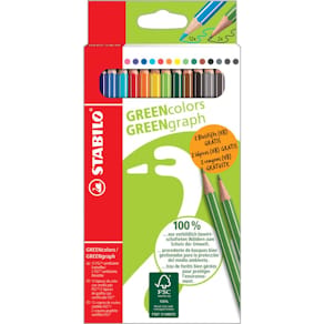 Farbstiftetui STABILO GREENcolors Promoetui, 12+2, sortiert