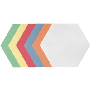 Moderationskarte FRANKEN Wabe, 250 Stück, sortiert