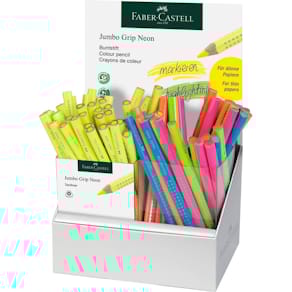 Trockentextliner Faber-Castell 1148 Jumbo Grip Neon, sortiert