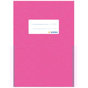 Heftschoner HERMA, A5, pink, mit Beschriftungsetikett