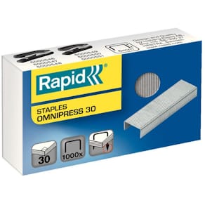 Häftklammer Rapid Omnipress, 30ark, 1000/fp