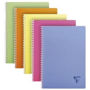 Notatbok CLAIREFONTAINE Linicolor A4 rut