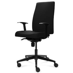 Kontorsstol CUM Basic m/arm svart/svart