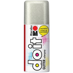 Sprühfarbe Marabu do it, Glitter Silber, 150 ml