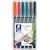 OHP-marker Staedtler Lumocolor 318, permanent, 0,6 mm, etui (6 st