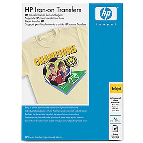 T-shirt Inkjet Papper HP C6050A A4, 12/fp