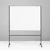 Whiteboard Lintex ONE Mobil, svart, dubbelsidig, 150x120cm