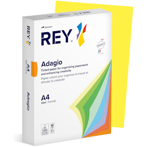 Färgat kopieringspapper Rey Adagio A4 80g 500/fp Yellow
