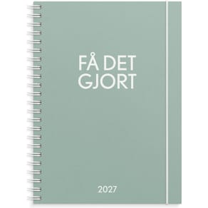 Burde Kalender Få det gjort 2027 grön