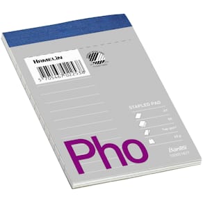 Bantex stitched pad a7 with front page