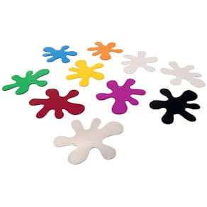 Transparenta färgfilter blommor 10/fp