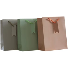 Geschenktragetasche PBS, pastell sortiert, 180 x 230 x 100 mm