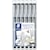 Fineliner Staedtler Pigment Liner, ronde punt, zwart, diverse dik