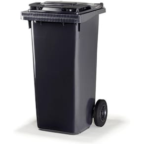 Sopkärl med lock SEP Citec 120L grå