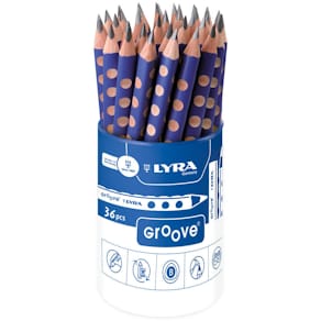 Bleistift LYRA Groove Jumbo Graphit B, blau