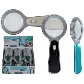 Leselupe OUT OF THE BLUE, mit LED, sortiert