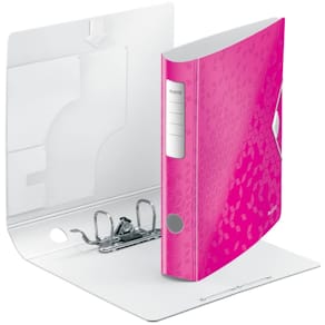 Ordner Leitz Active WOW, A4, 6 cm, pink metallic