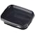 Plastbakke rektangulær 125 ml, sort PS, 108x82x29 mm, 1000 stk
