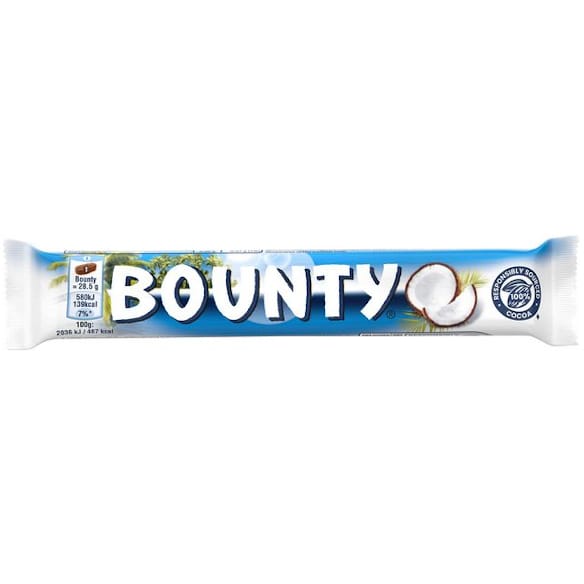 Sjokolade BOUNTY Duo 57g 24st