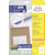 Etiketten Avery Zweckform 6120, Universeel, Ultragrip, wit, 25+5