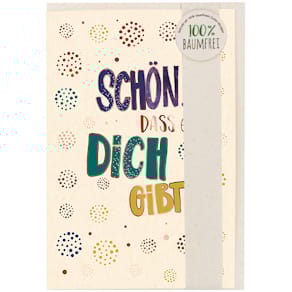 Grußkarte mit Spruch, allgemein