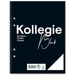 Kollegieblock FW A5 70g 70bl linj h