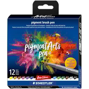 pigment brush penna Basfärger 12 st