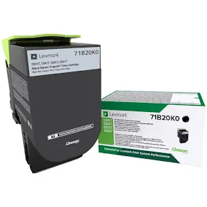 Toner LEXMARK 71B20K0 Svart