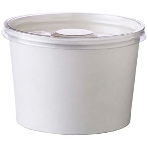 Låg til skål rPET Ø78/35 mm, transparent, 300 stk