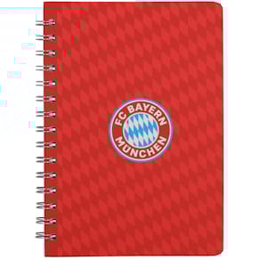 Notizbuch FC Bayern Spiral, A5, blanko, rot
