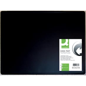Onderlegger Q-CONNECT, ft 53 x 40 cm, zwart