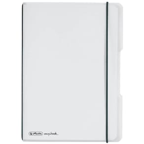 Notizheft Herlitz, A5, PP, kariert, transparent