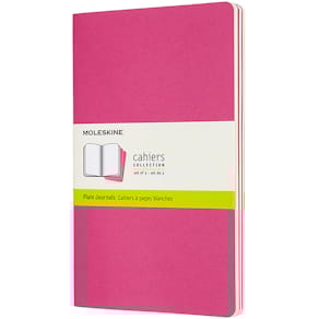 Cahier Journal Olinjerad Large Rosa 3-Pack