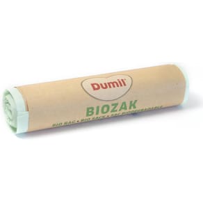 Vuilniszak Dumil bio voor GFT, 16 micron, 60 l, groen, rol van 5