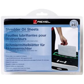 Oljeblad REXEL till dokumentförstörare, 20/FP