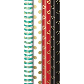 Geschenkpapierrolle ZÖWIE Foil Fines, 1,5 x 70 cm, sortiert