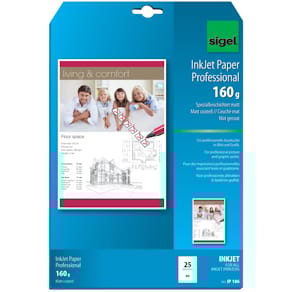 Inkjet-Papier Sigel, A4, 25 Blatt