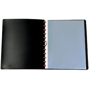 Präsentationsmappe Herlitz EasyFix, A4, 20 Hüllen, schwarz